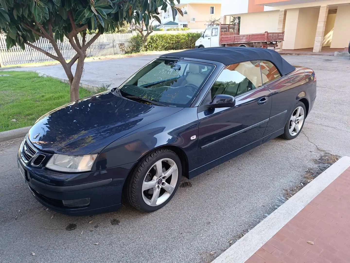 Saab 9-3 9-3 II 2002 Cabriolet Cabrio 1.9 tid 16v Vector Blu/Azzurro - 1