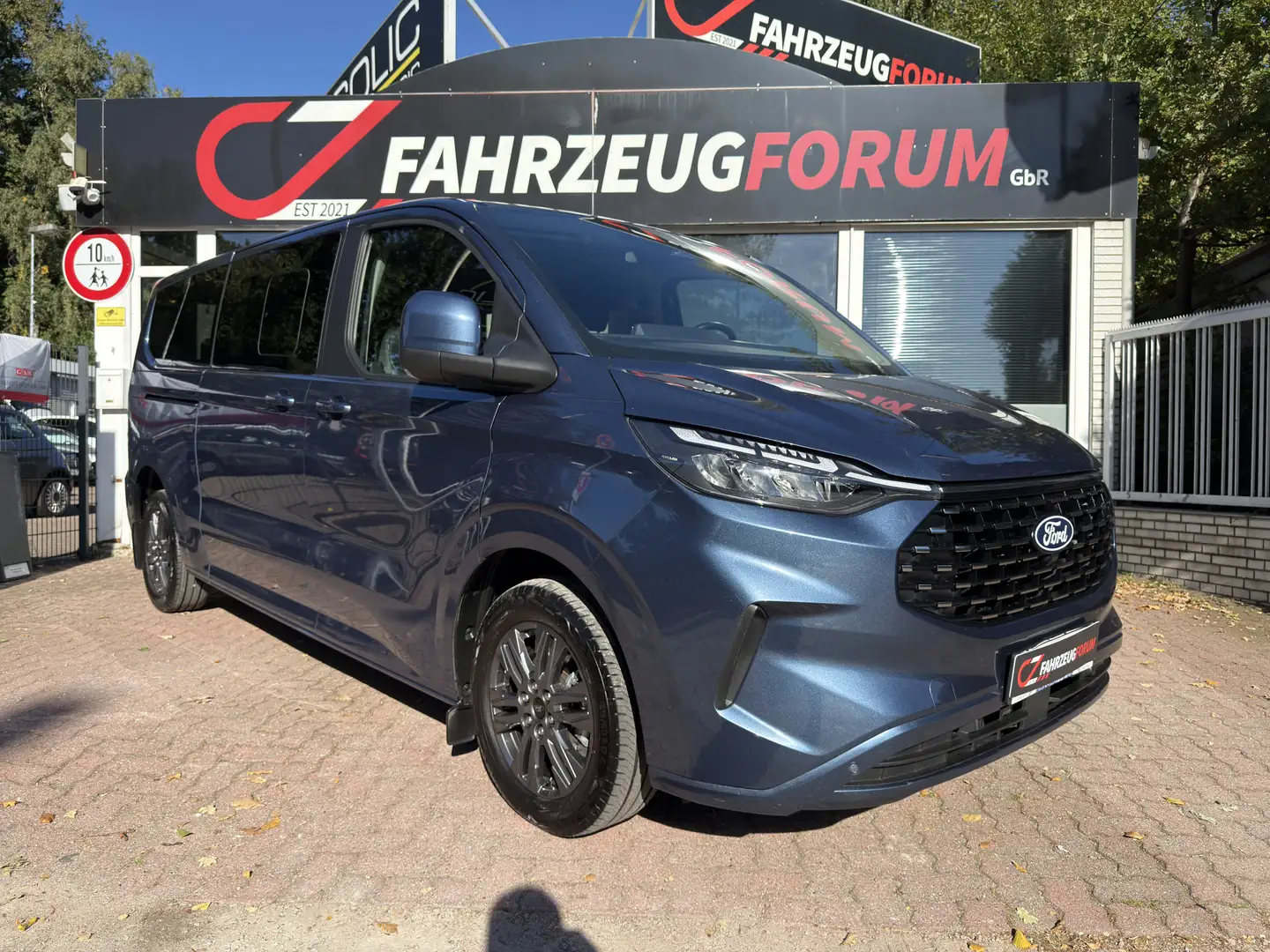 Ford Tourneo Custom 320 L2 Titanium X Leder*LED*MWST Albastru - 2
