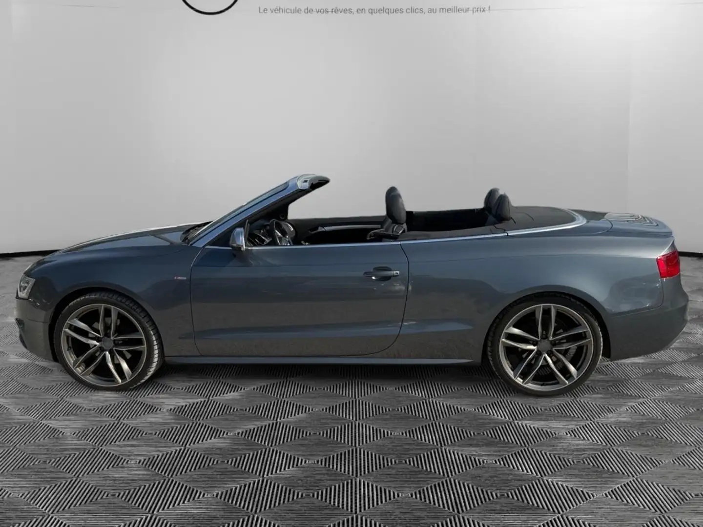 Audi A5 Cabriolet Quattro 3.0 V6 TDI DPF - 245 - BV S-tronic  CABRIOLET S Line PHASE 2 Gris - 2