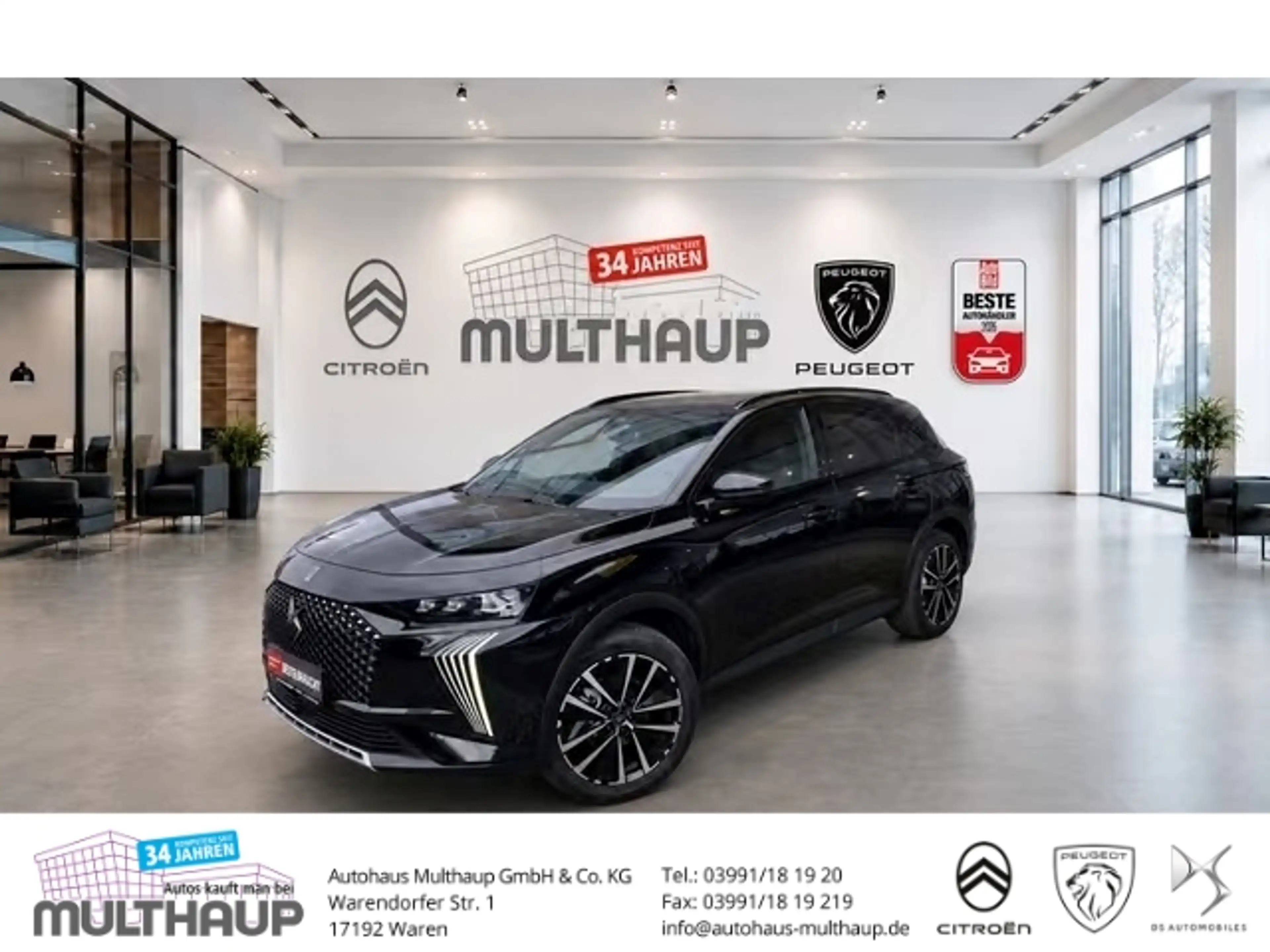DS Automobiles DS 7 DS Etoile BlueHDi 130 EAT8 Leder SHZ ACC