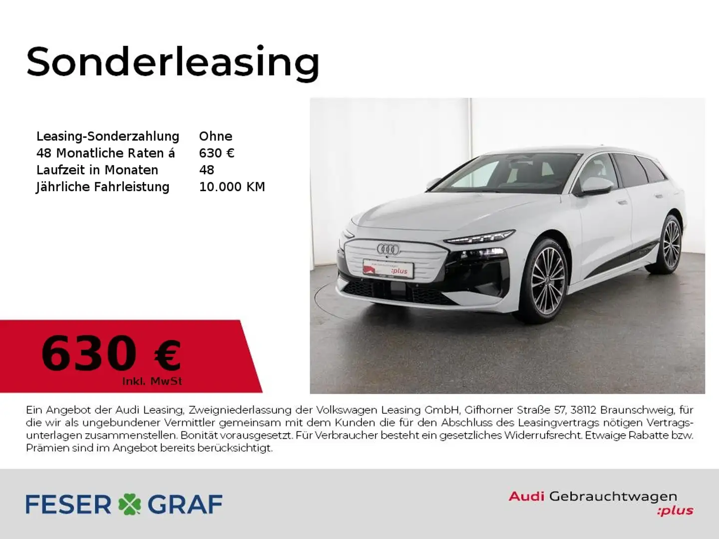 Audi A6 e-tron Avant performance 360Kamera/ matrix Weiß - 1