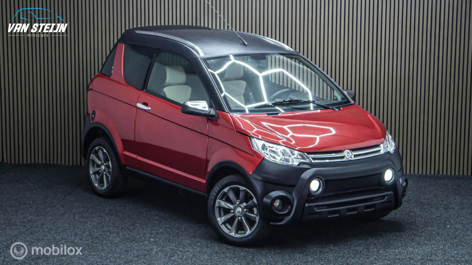 Aixam Crossline Brommobiel Premium | Camera | 24dkm Червоний - 2