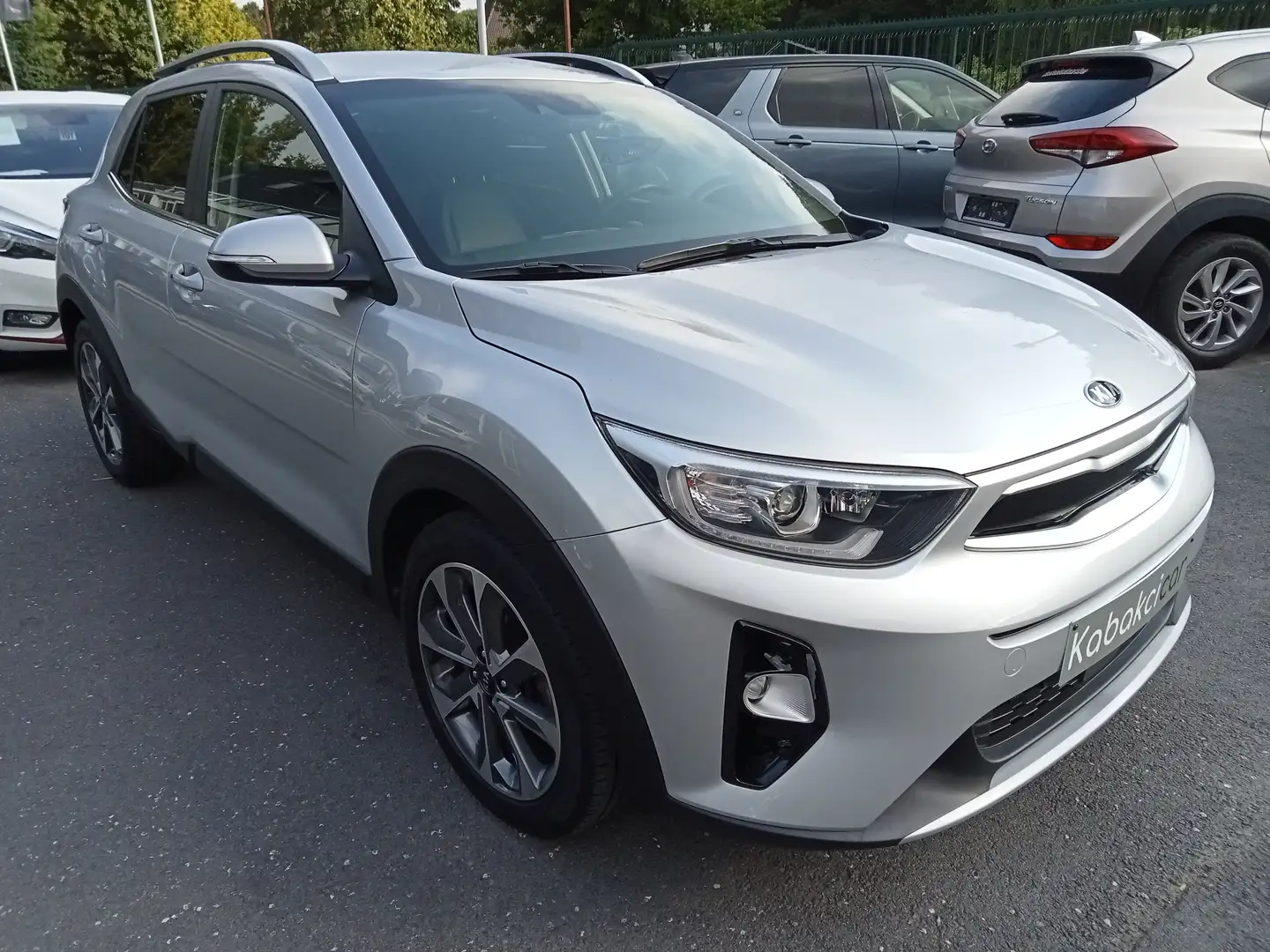 Kia Stonic 1.0 T-GDi 120 ch ATM/FULL/34841 KMS/GARANTIE 08/27 Argent - 1