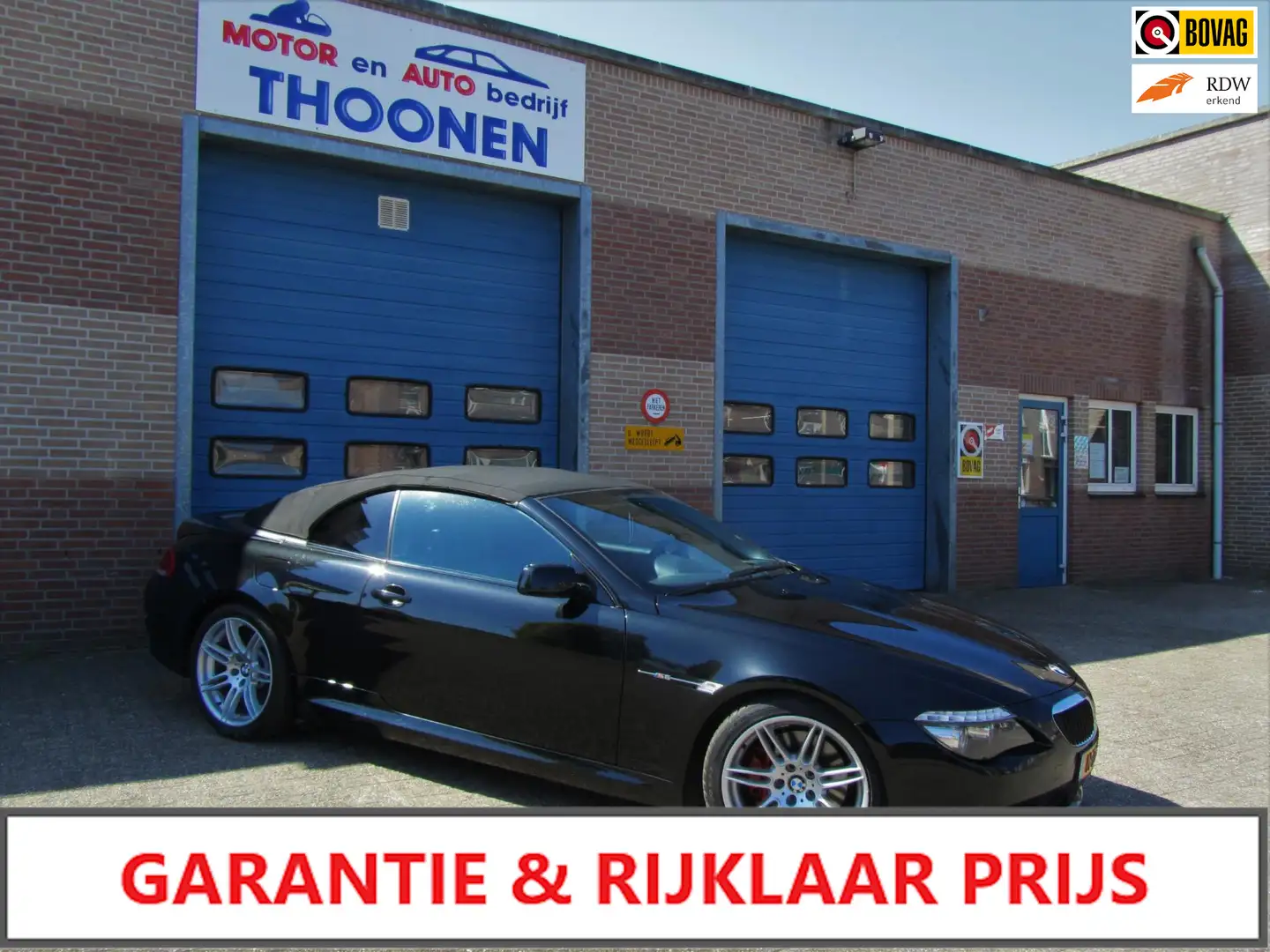 BMW 630 6-serie Cabrio 630i 2 deurs, automaat, elektrische Noir - 1