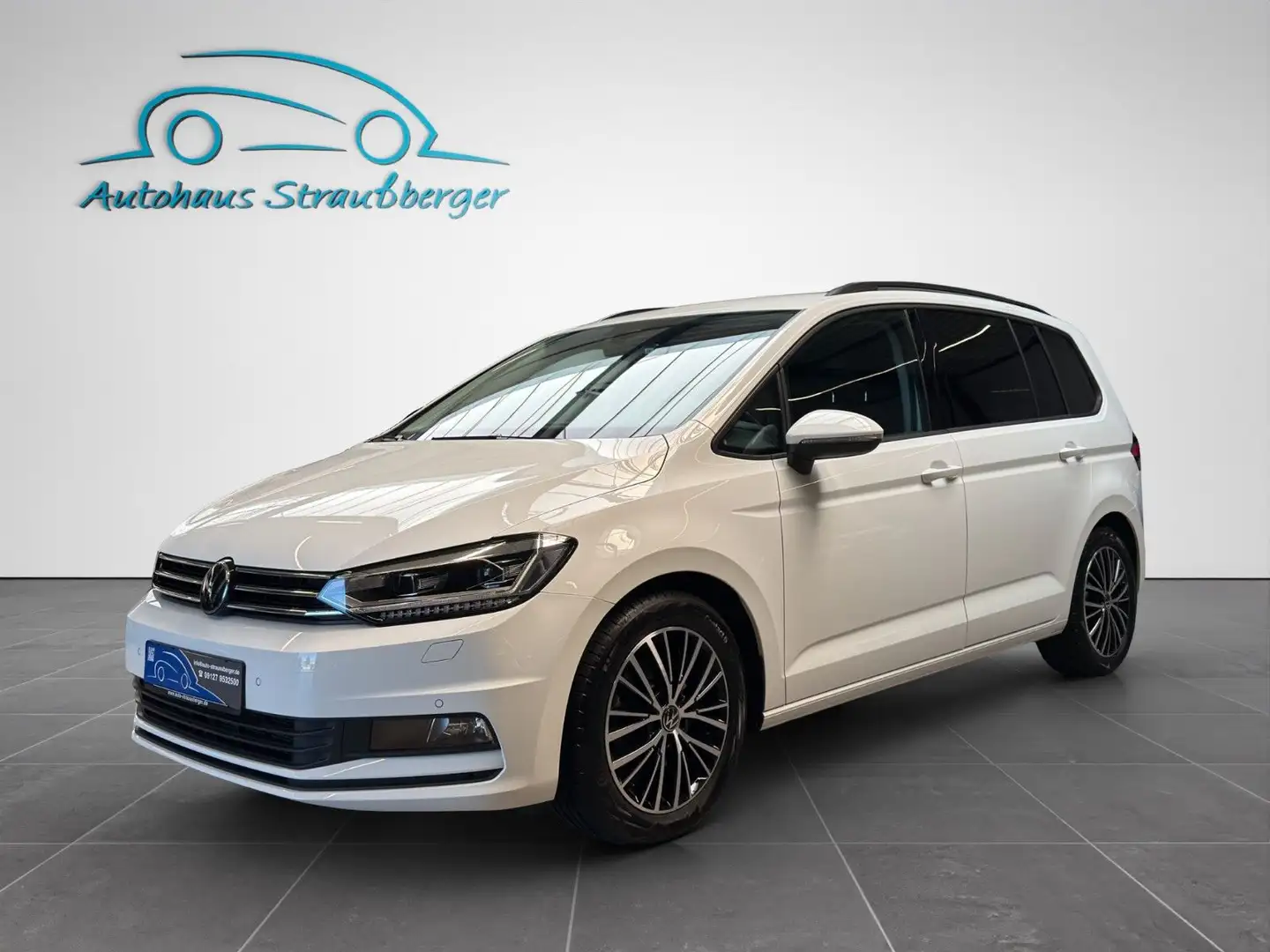 Volkswagen Touran Comfortline MFL Sthz SHZ QI 3ZK RFK 7-Sit Weiß - 2