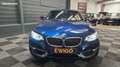 BMW 220 serie coupe 2.0 220 d 190 lounge xdrive bva suivi cuir Azul - thumbnail 2