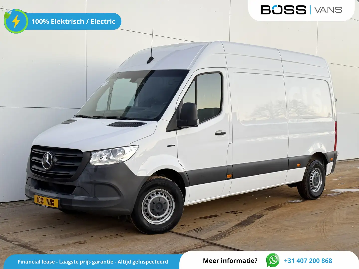 Mercedes-Benz eSprinter L2H2 55 kWh ALL-IN PRIJS L2H2 55kWh 168k Белый - 1