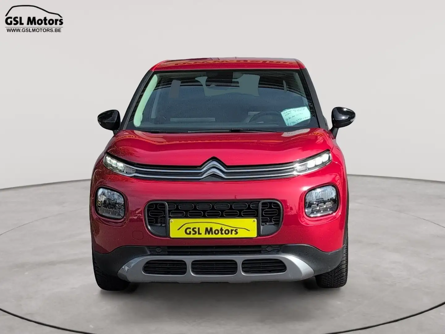 Citroen C3 Aircross 1.2 110cv rouge 02/21 55864km Airco Capteurs Radio Rouge - 2