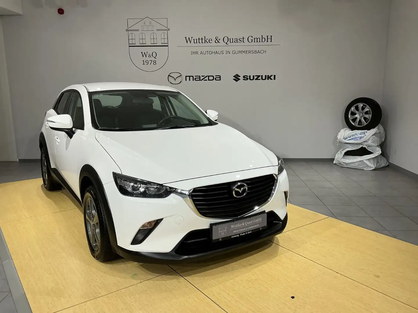 Mazda CX-3 PRIME-LINE*Navi*Klima*ISOFIX* Klima Weiß - 1