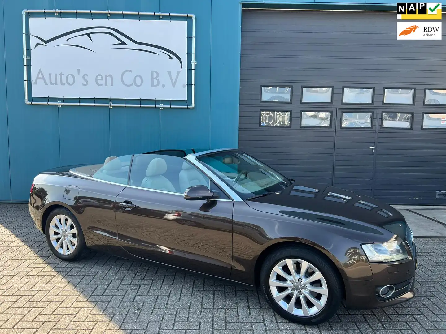 Audi A5 Cabriolet 1.8 TFSI S-edition Leder Clima Cruise Na Brun - 1