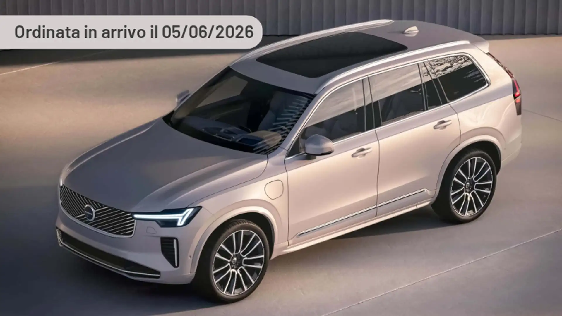 Volvo XC90 T8 Plug-in hybrid AWD automatico 7 posti Plus Dark Argento - 2