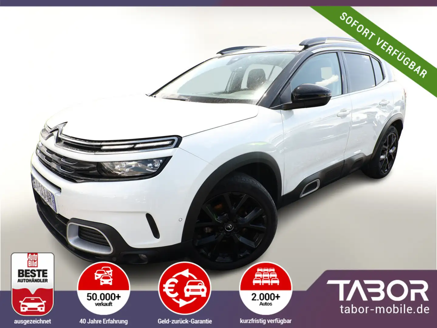 Citroen C5 Aircross Aircross 1.2 PureTech 130 Shine LED Nav eHk Weiß - 1