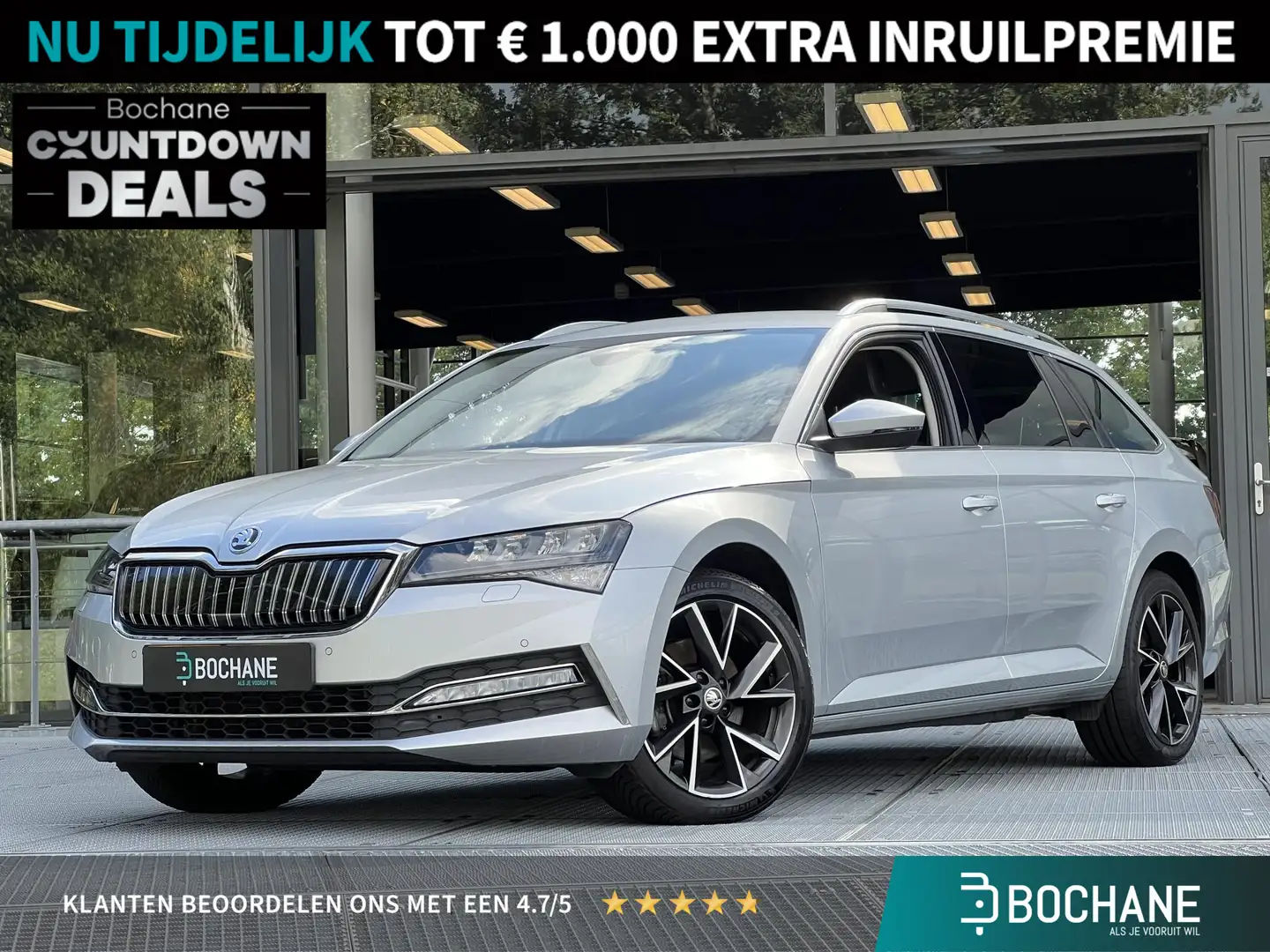 Skoda Superb Combi 1.4 TSI iV Business Edition Plus 218PK | Cam Grau - 1