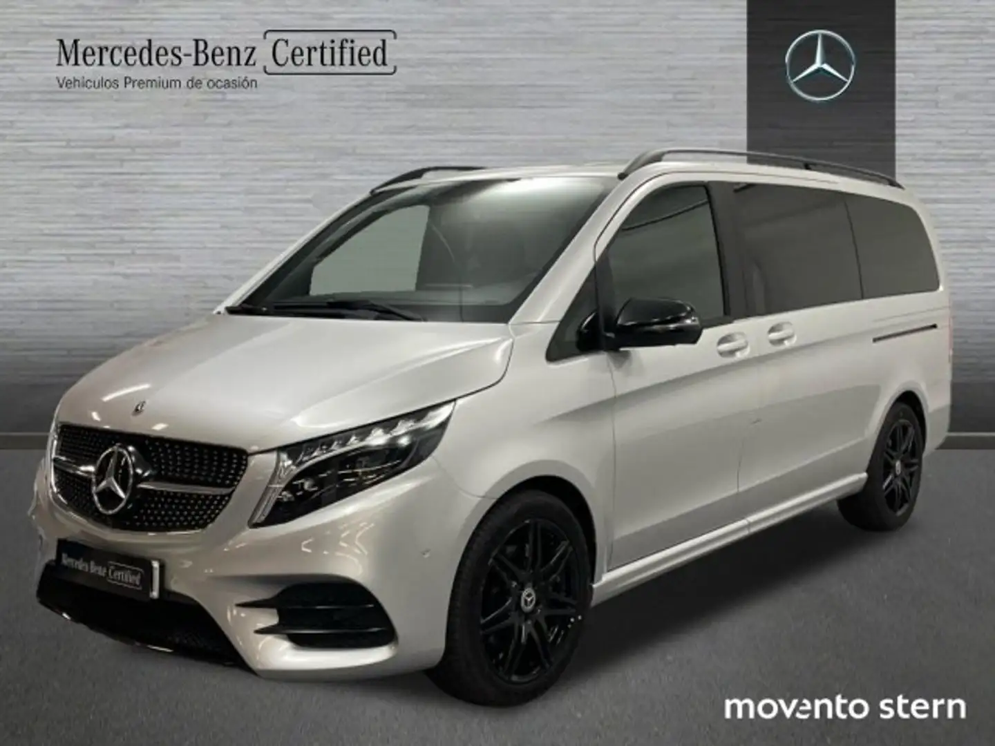 Mercedes-Benz V 300d Largo Plateado - 1