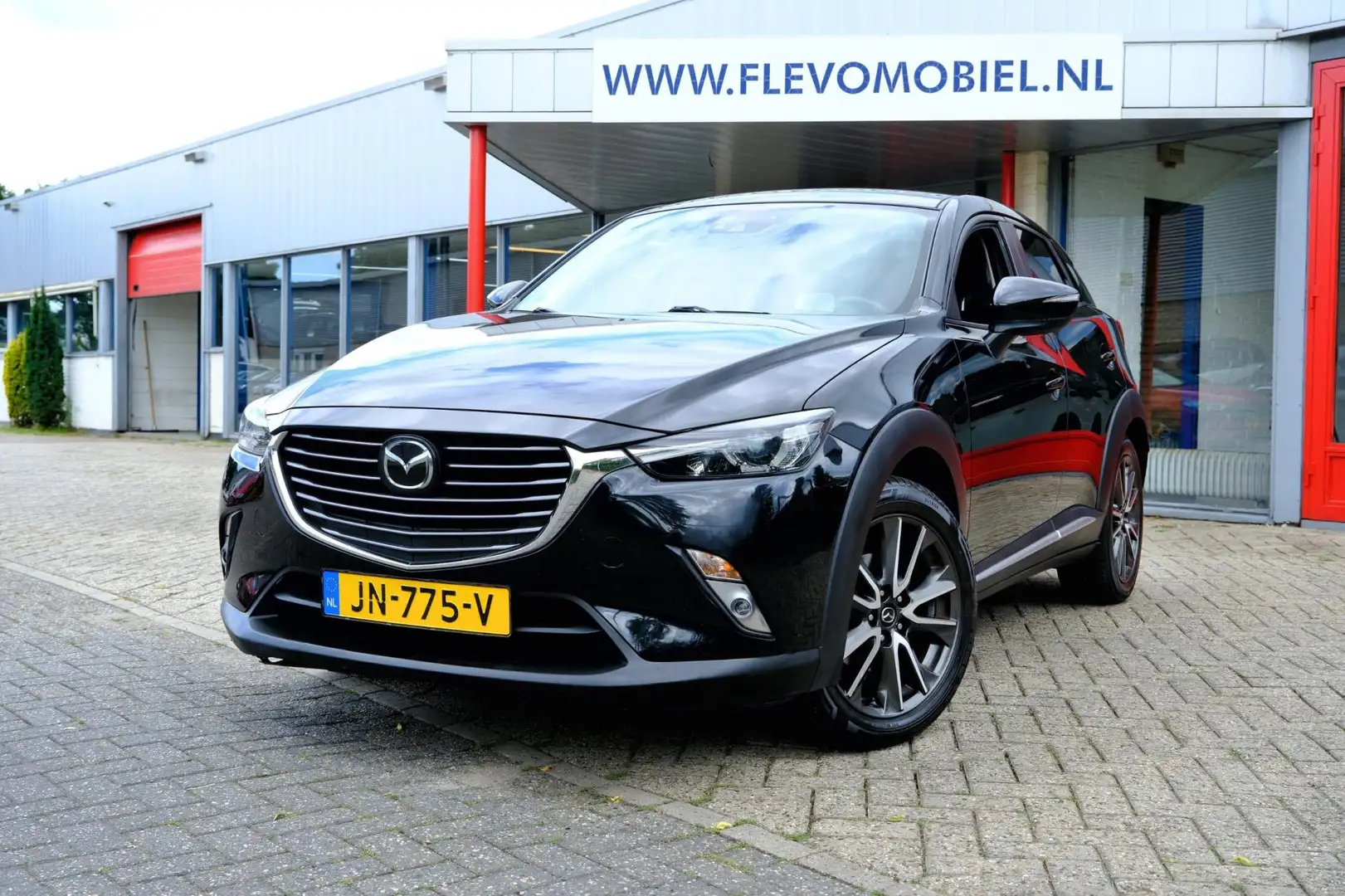 Mazda CX-3 2.0 SkyActiv-G 120 GT-M Navi|1e Eig|Half Leder|BOS Zwart - 1