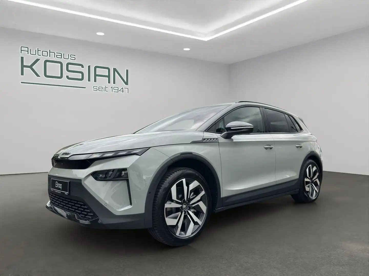 Skoda Elroq 85 SPORTLINE WÄRMEPUMPE+ACC+MASSAGE+ Gris - 1