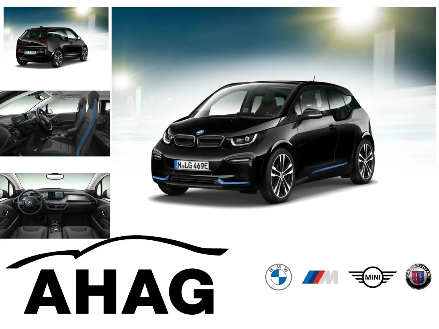BMW i3 s (120 Ah), 135kW Navi Prof. Klimaaut. PDC Schwarz - 1