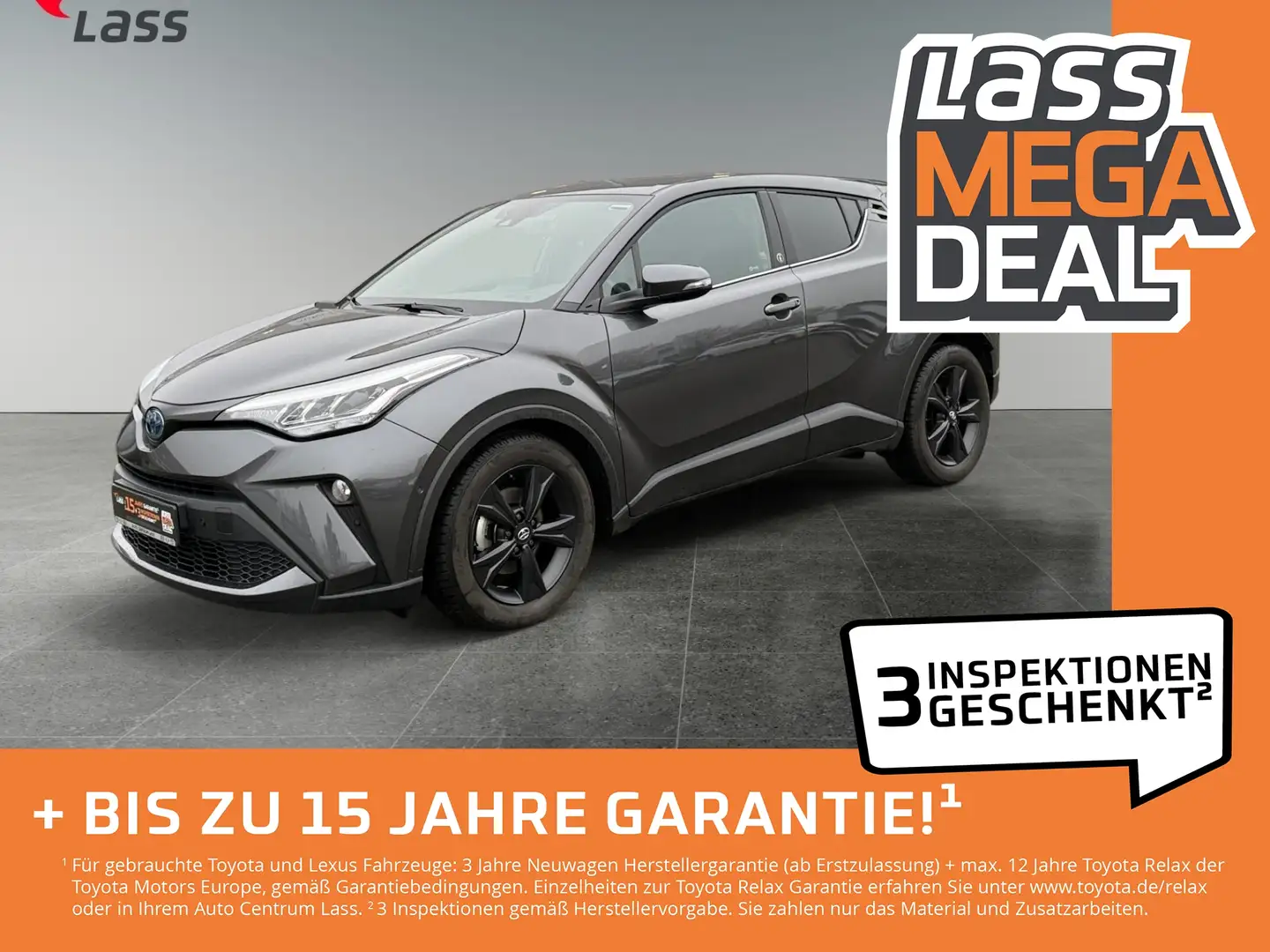 Toyota C-HR 1.8 Team D KAMERA, PDC, HYBRID Grau - 1