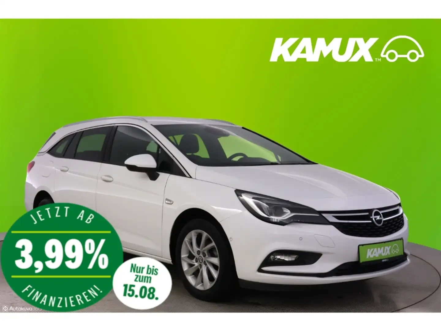 Opel Astra K 1.4T ST Dynamic+LED+NAVI+KAMERA+TEMPO Weiß - 1