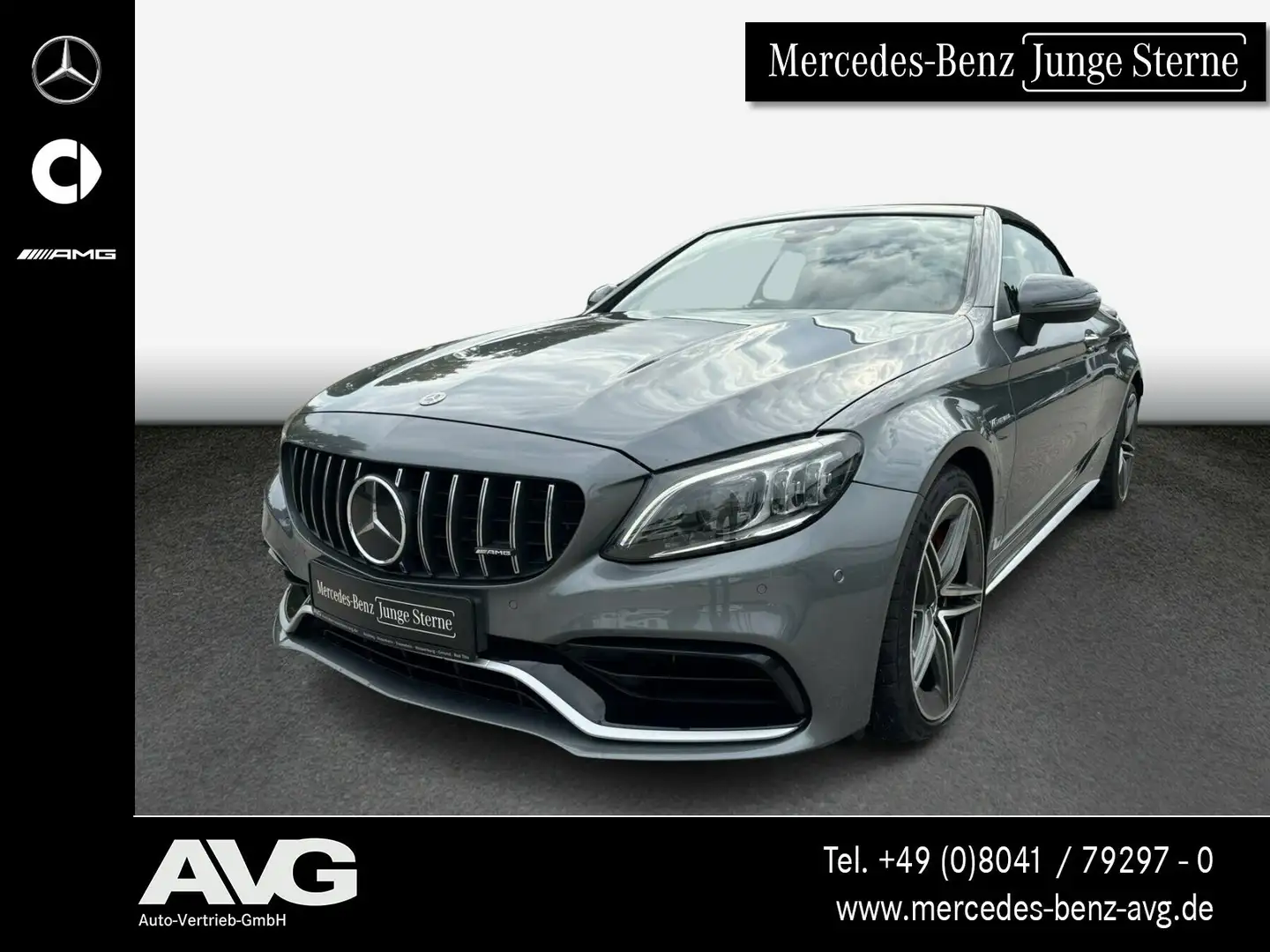 Mercedes-Benz C 63 AMG Mercedes-AMG C 63 S Cabriolet DRIVER´S/BUR/PERF Grau - 1