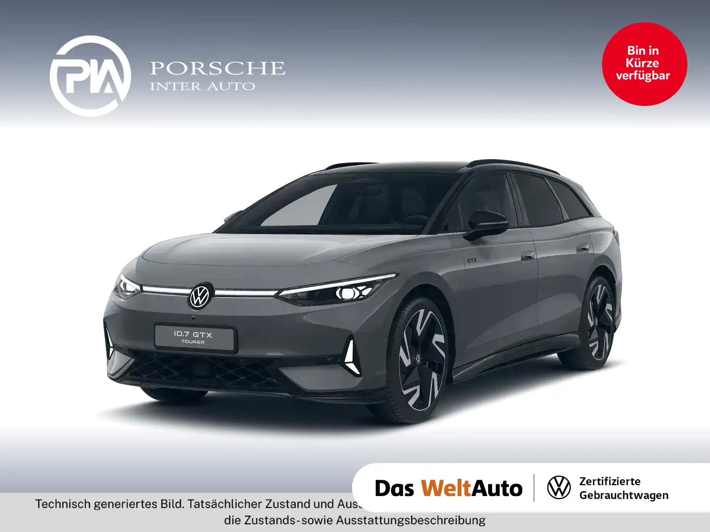 Volkswagen ID.7 Tourer GTX 4MOTION 250kW Business Grau - 1