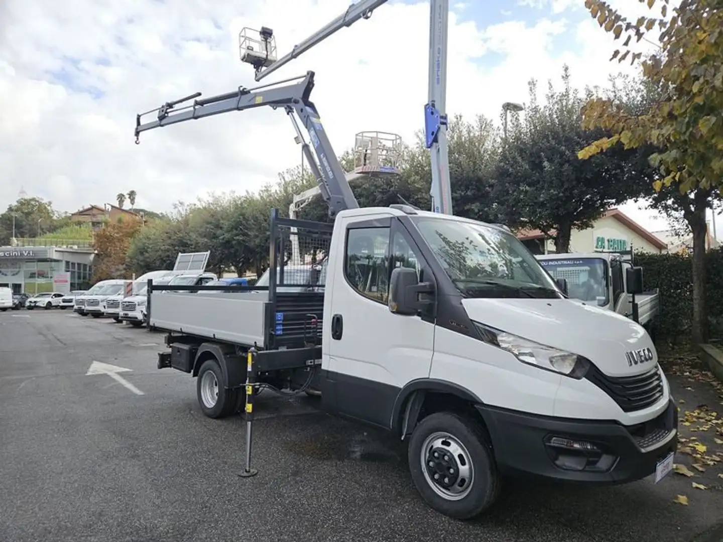 Iveco Daily 35S16H 3.0 HPT RIBALTABILE + GRU Bianco - 1