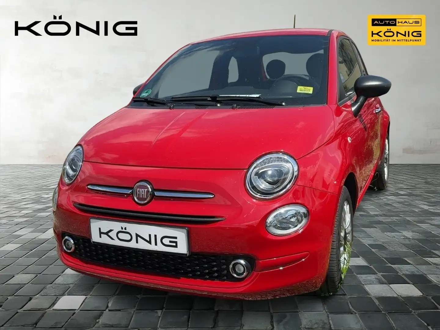 Fiat 500 1.0 GSE Hybrid Klima & Sound Klima*CarPlay Rood - 1
