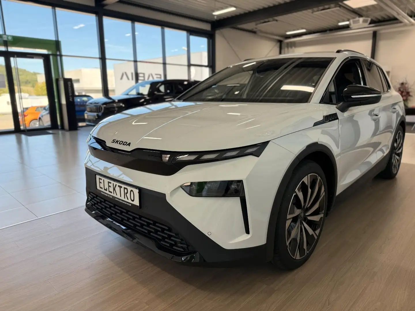 Skoda Elroq 85 Sportline Weiß - 2
