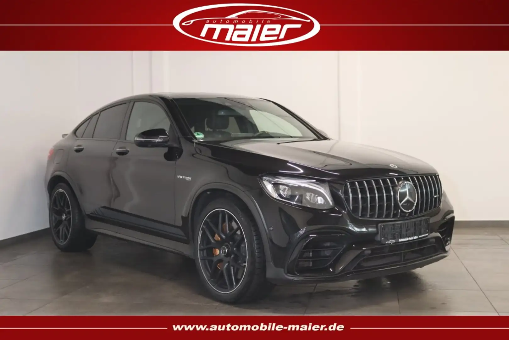 Mercedes-Benz GLC 63 AMG S Night Coupe Edition1 4M+.-360°-AHK- Noir - 1