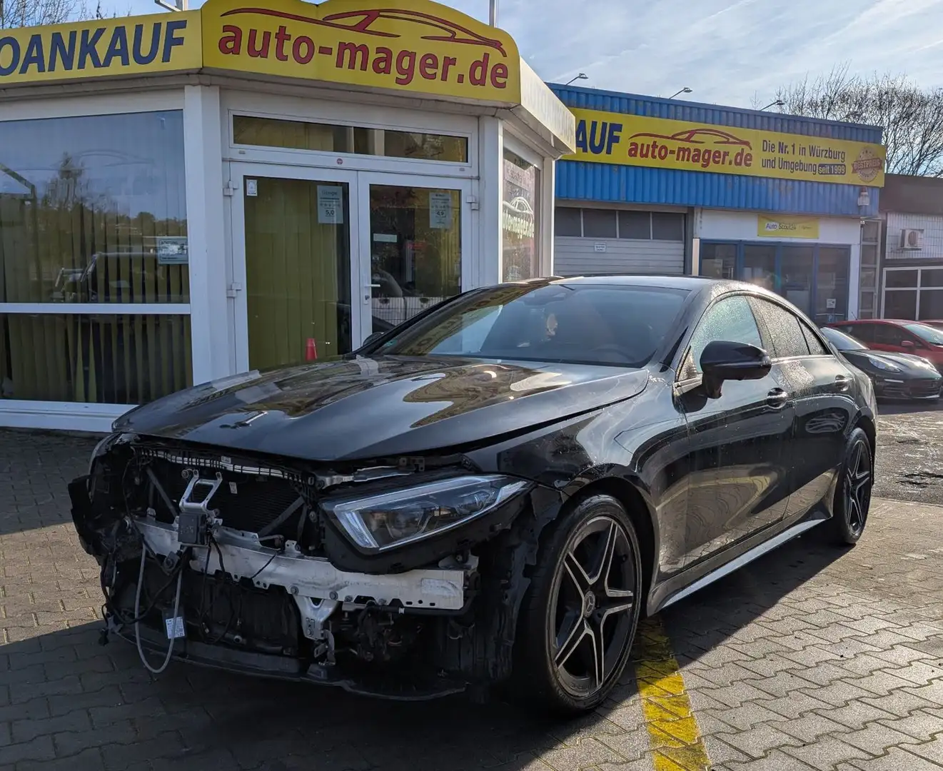 Mercedes-Benz CLS 450 4Matic AMG 53 Umbau*ACC*360°Frontschaden Black - 1