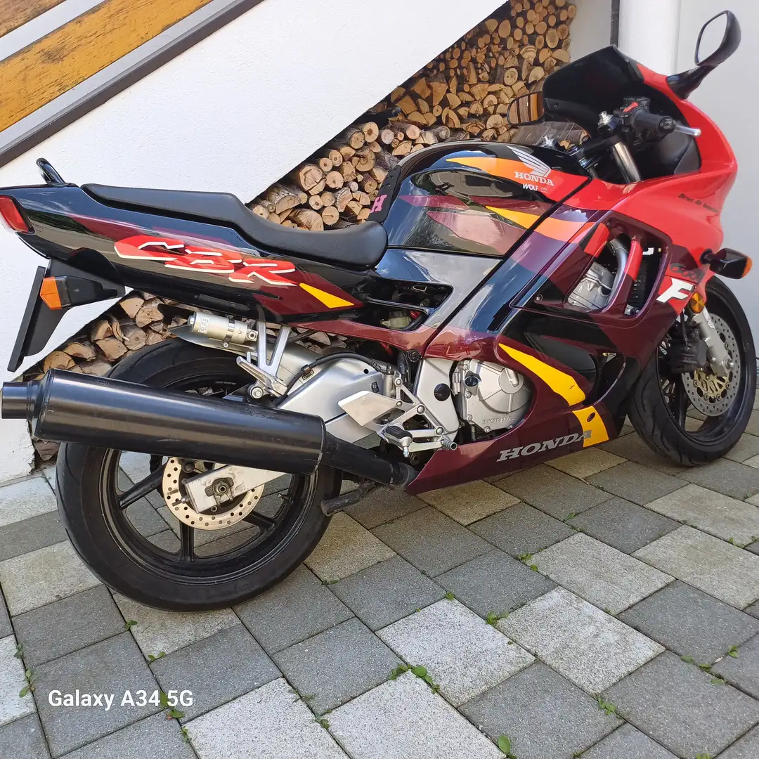 Honda CBR 600 Schwarz/rot CBR600FT Negro - 2