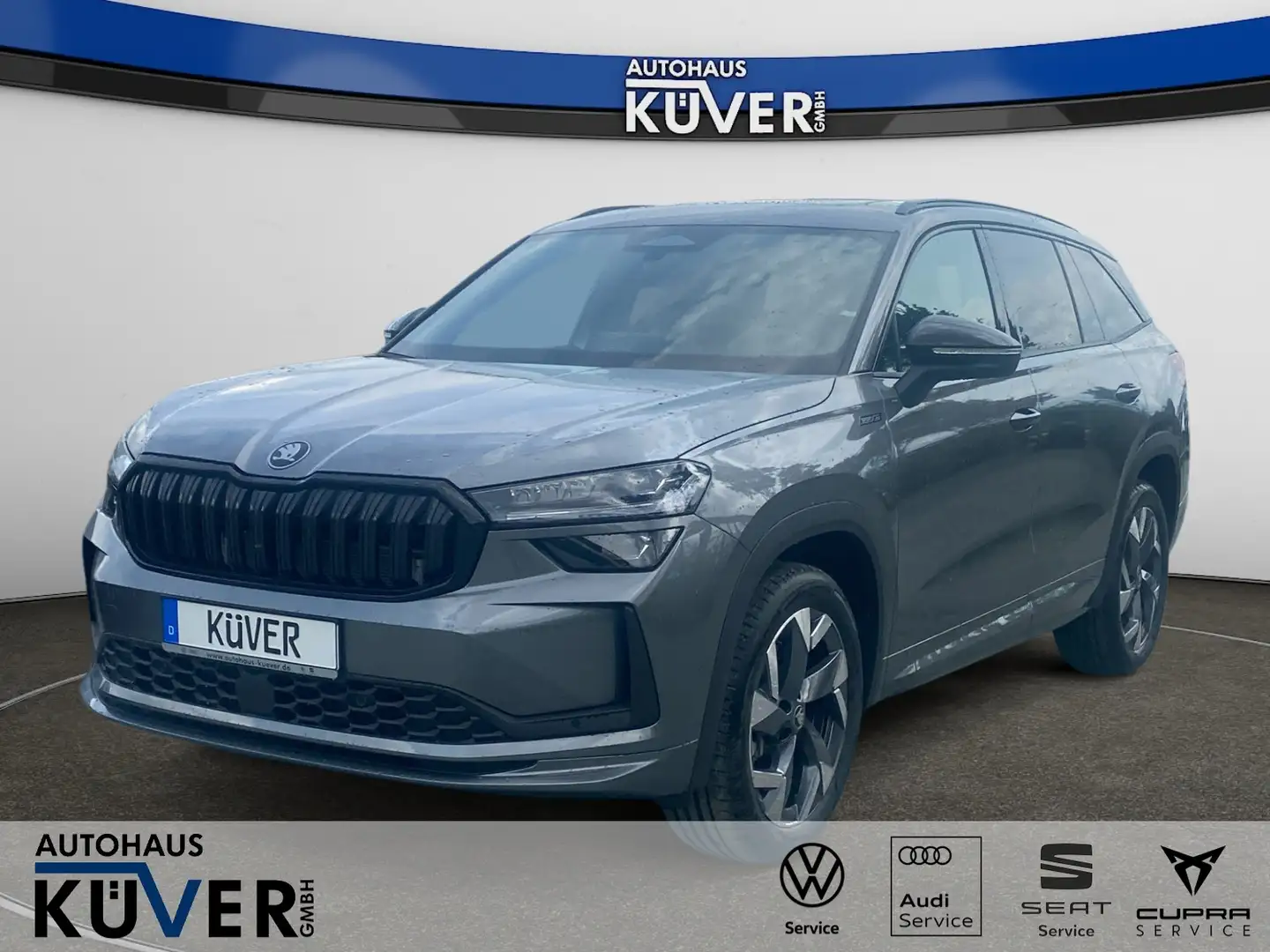 Skoda Kodiaq Sportline 2,0 TDI DSG Navi+Pano+Matrix+7S Grau - 1