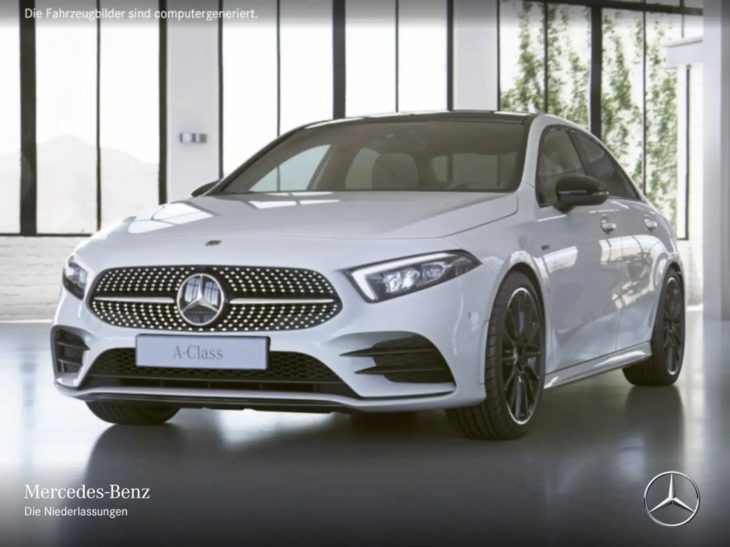 Mercedes-Benz A 250 e AMG SHD Spurhalt-Ass Totwinkel Temp Weiß - 2