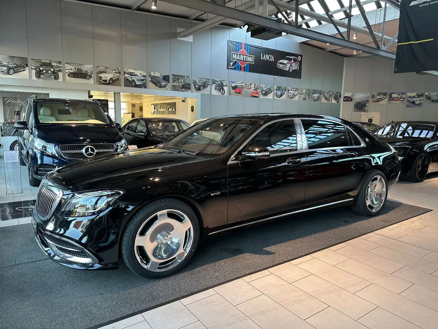 Mercedes-Benz S 650 Maybach S 650 V12 5 Sitzer HuD Night 20 VOLL TOP Negru - 2