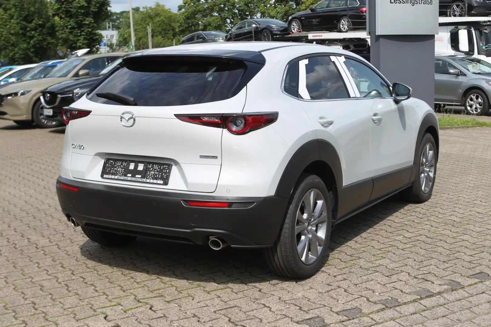 Mazda CX-30 eSKYACTIV-G 150 Aut. Exclusive COMB DESIGN-P DASO- Weiß - 2