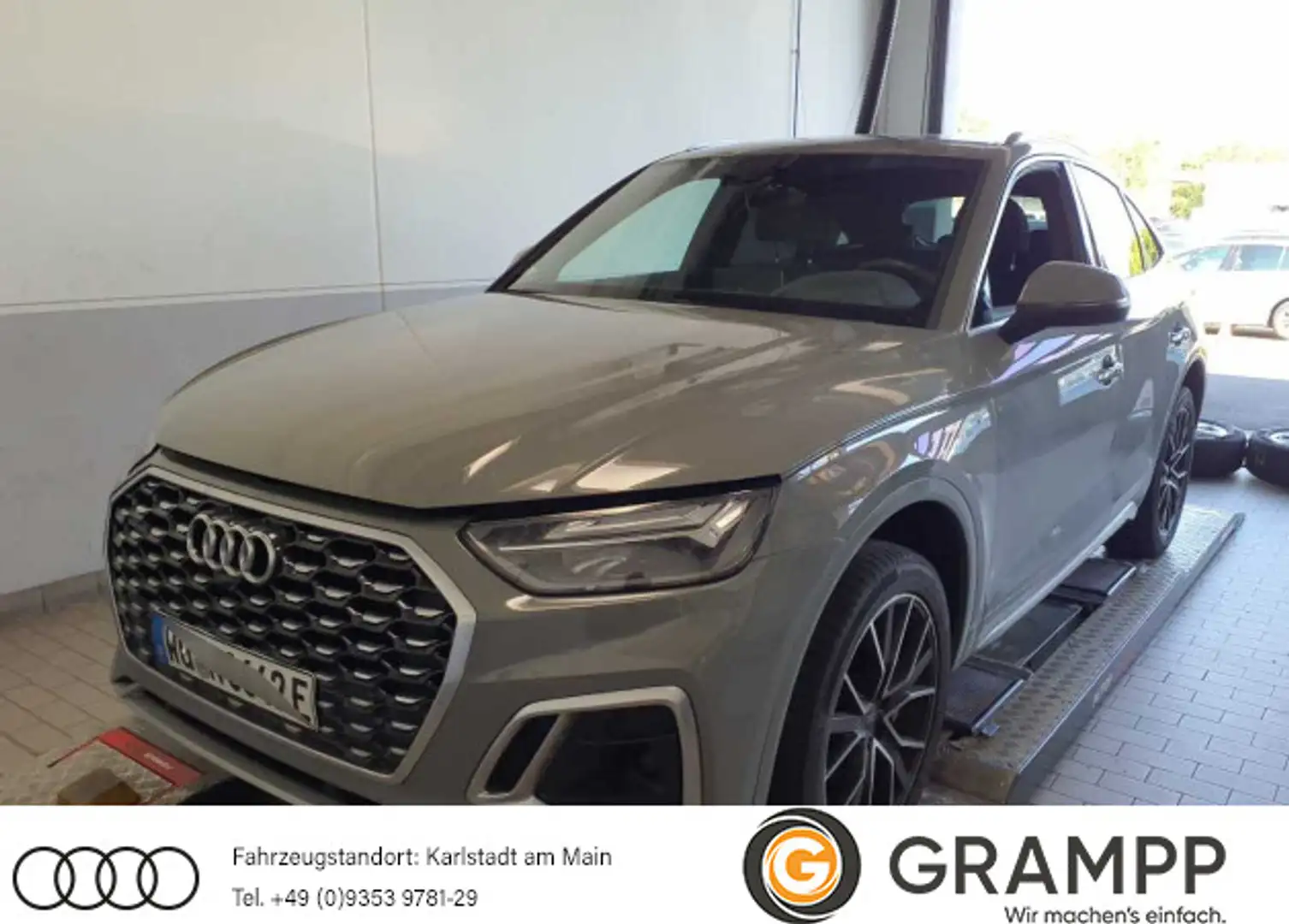 Audi Q5 55 TFSIe quattro S line +VIRTUAL+LE Grau - 1