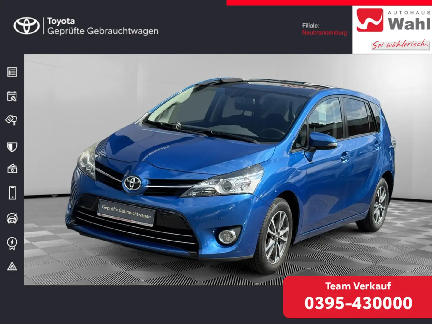 Toyota Verso 1.8 SkyView Edition Blau - 1
