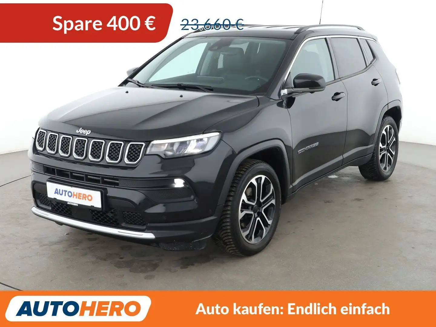 Jeep Compass 1.3 T-GDI 80th Anniversary FWD Aut*NAVI*ACC*CAM* Schwarz - 1