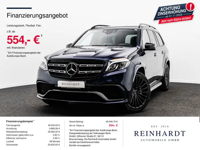 Mercedes-Benz GLS 63 AMG 4MATIC NIGHT DRIVERS/ILS/AHK/eGSD/StH