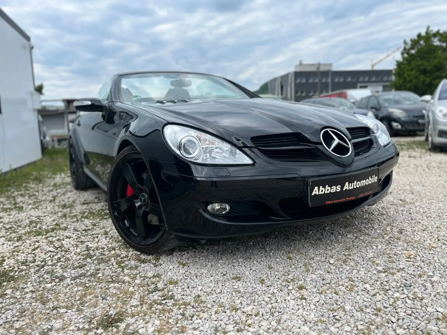 Mercedes-Benz SLK 350 Roadster V6, Garantie, top Ausstattung Fekete - 2