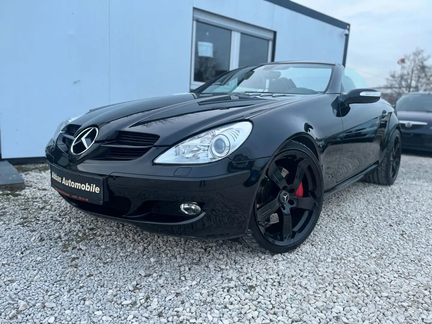 Mercedes-Benz SLK 350 Roadster V6, Garantie, top Ausstattung Fekete - 1