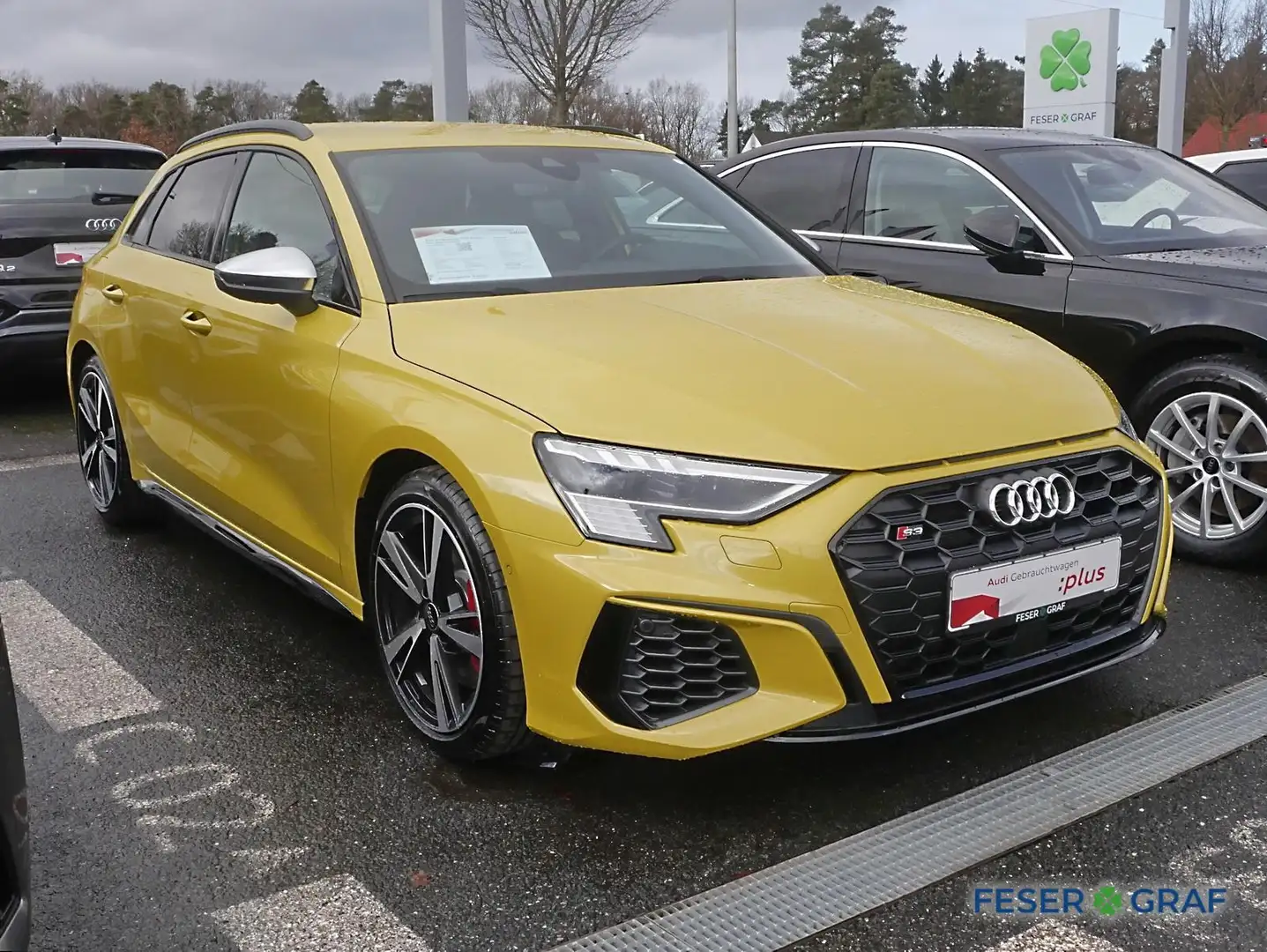 Audi S3 Sportback TFSI S tronic Navi V-Cockpit ACC Sárga - 2