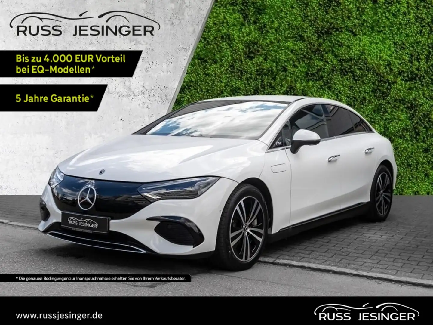 Mercedes-Benz EQE 300 *MBUX*LED*Burm*Cam*elSitz*SpurH*LM*SHZ* Weiß - 1