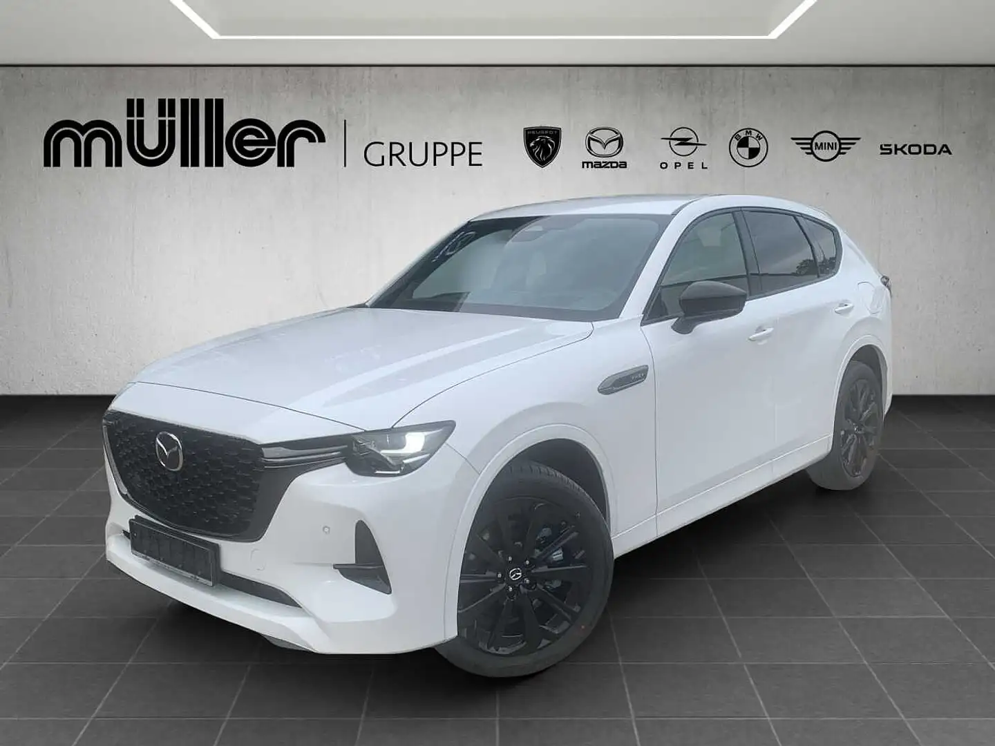 Mazda CX-60 PHEV 327 PS 8AT AWD HOMURA COSO 2025 Mazda CX-60 5 Weiß - 1