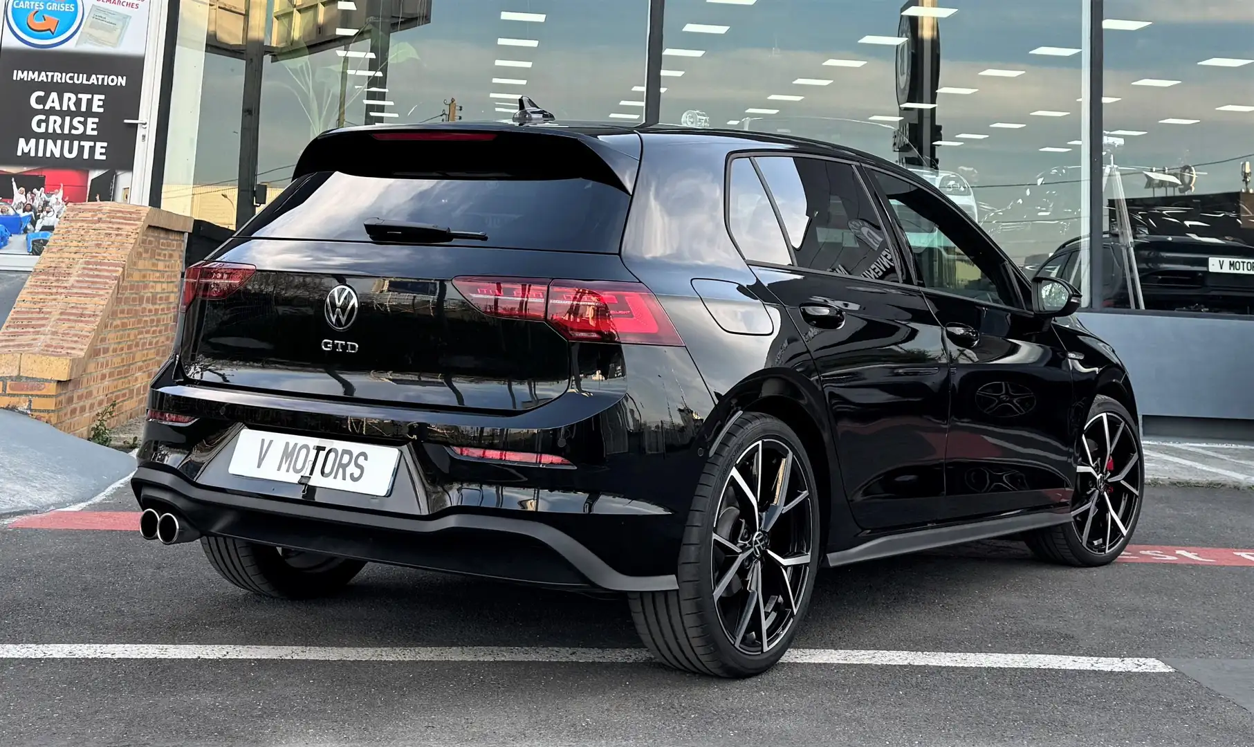 Volkswagen Golf GTD 8  2.0 TDI 200 Performance Full Cuir Sport Design' Noir - 2
