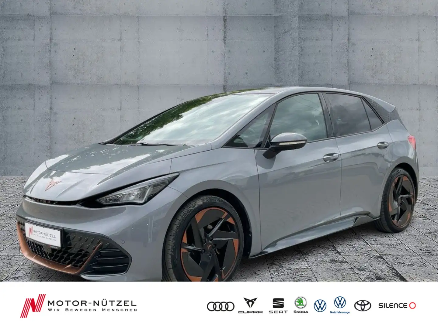 CUPRA Born 150 kW LED+NAVI+PANO+ACC+DAB+VC+HuD+20Z.ALU Grau - 1