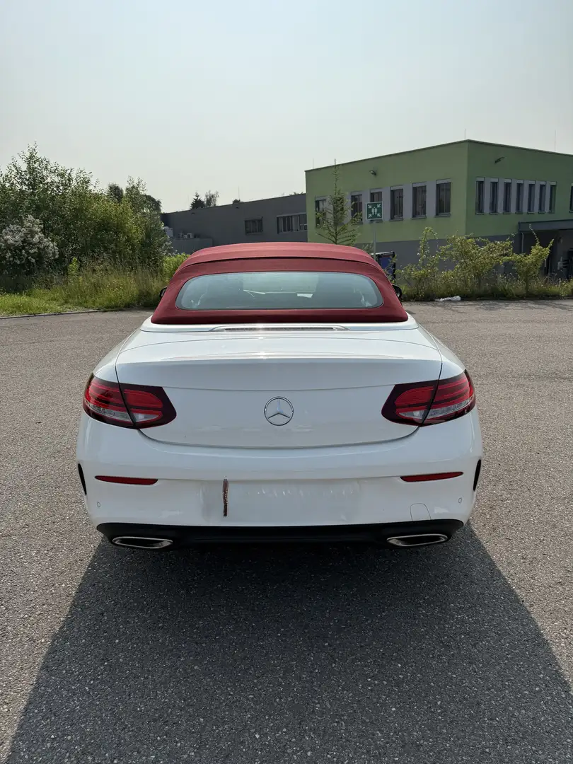 Mercedes-Benz C 180 C 180 Cabrio 9G-TRONIC AMG Line Weiß - 1