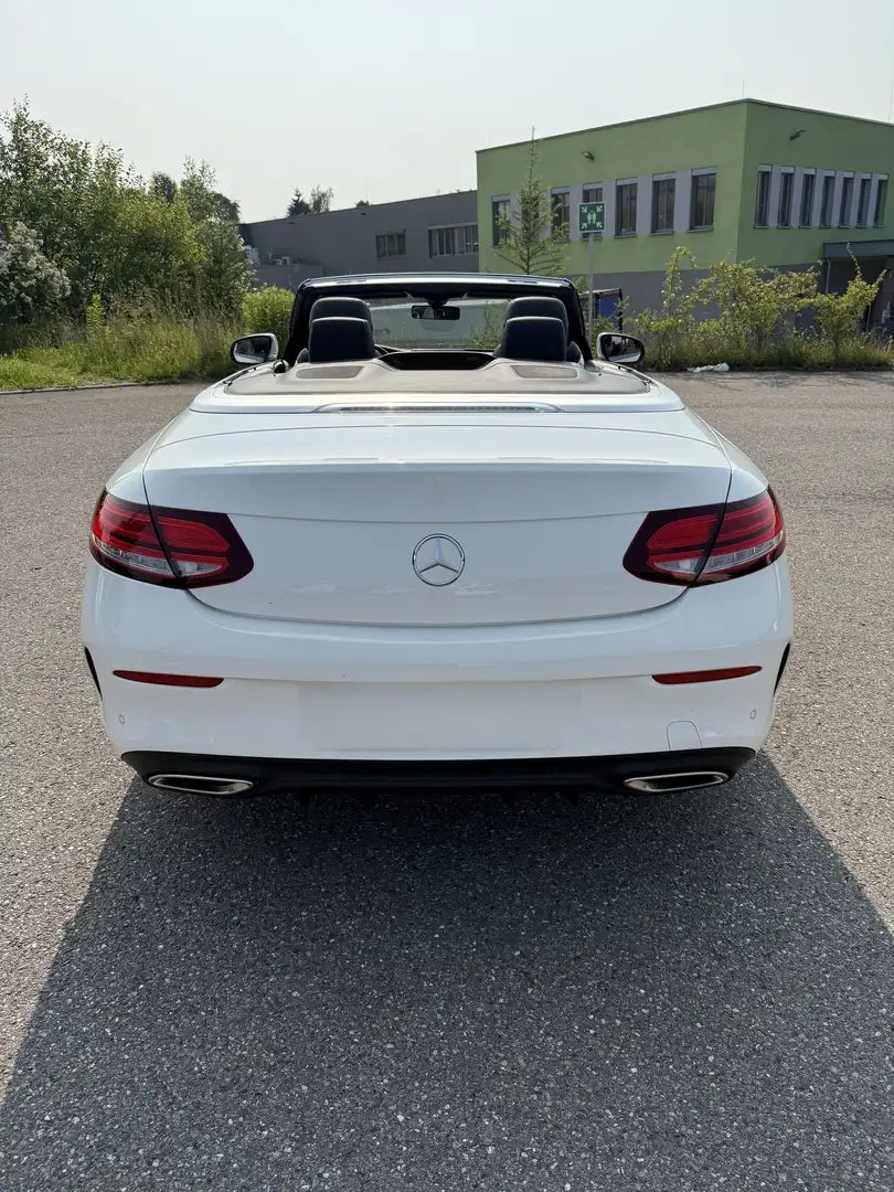 Mercedes-Benz C 180 C 180 Cabrio 9G-TRONIC AMG Line Weiß - 2