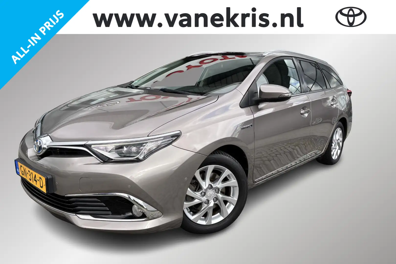 Toyota Auris Touring Sports 1.8 Hybrid Lease pro Leder, Stoelve Brun - 1