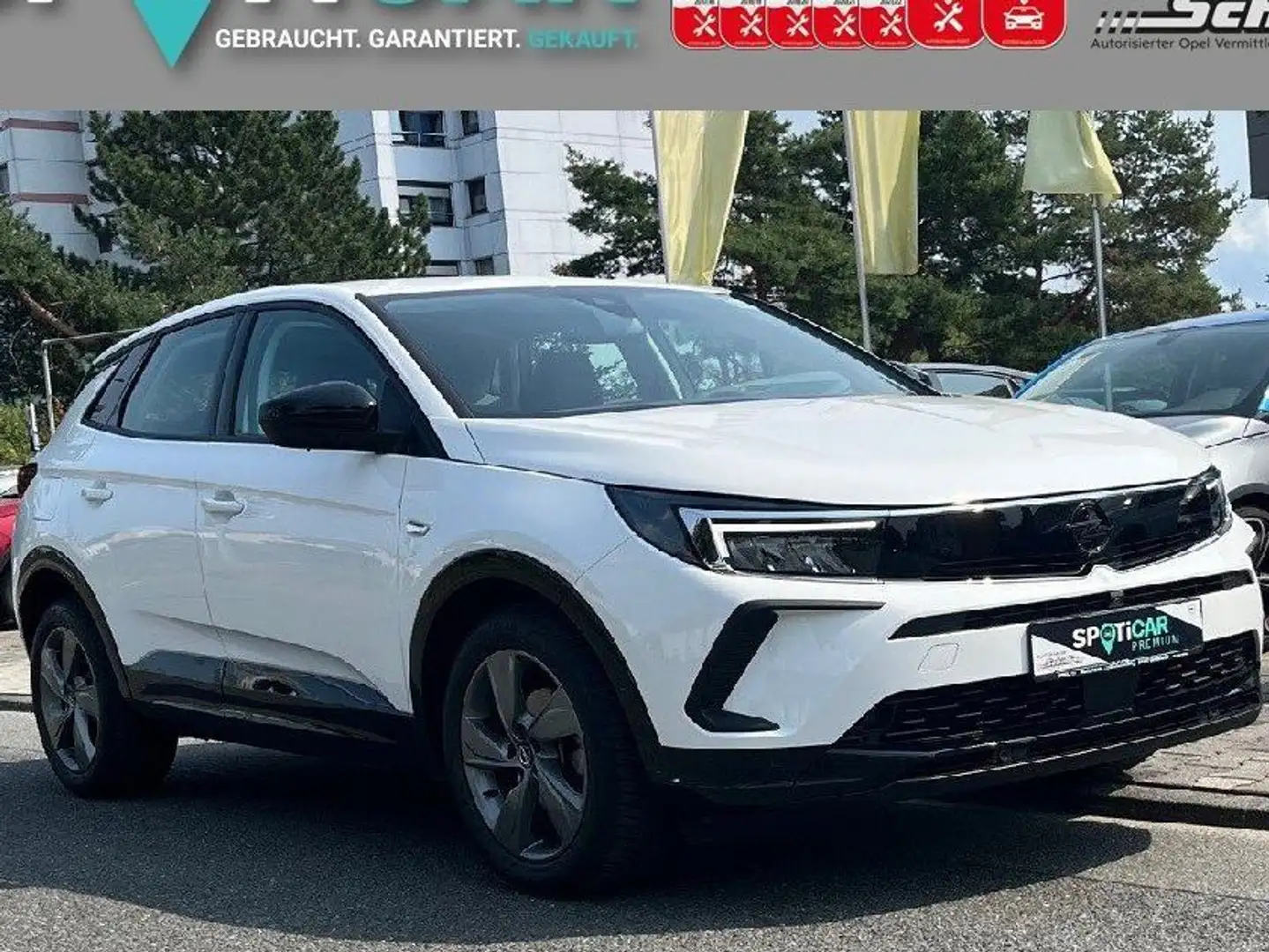 Opel Grandland GS Line 1.2 Turbo AHK R-Kam 360° Blanc - 1